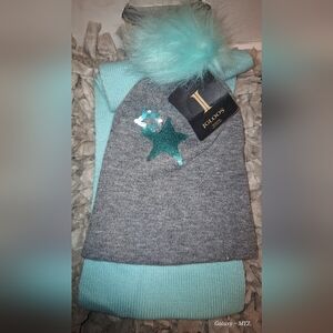 🇺🇲Igloos Beanie & Scarf set Girls One Size